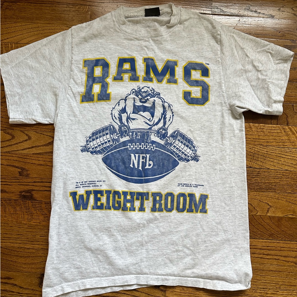 Vintage LA Rams taz t shirt